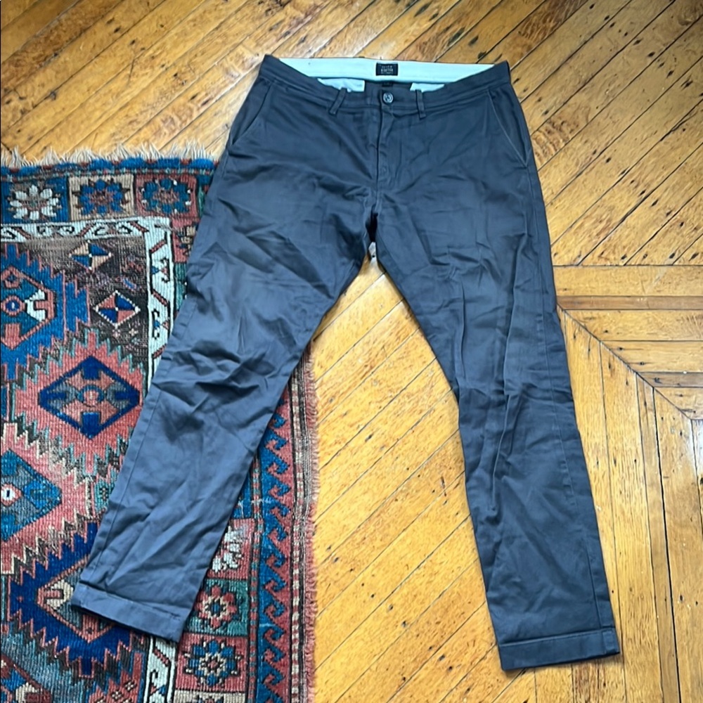 J.Crew 484 slim-fit Stretch Men's Gray Chinos